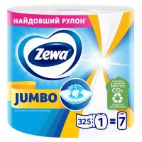 Паперові рушники Zewa Jumbo 1 рулон 325 відривів Фото