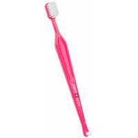 Зубная щетка Paro Swiss M39 средней жесткости розовая Фото