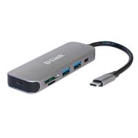 Концентратор D-Link DUB-2325 2xUSB3.0, 1xUSB TypeC, 1xSD, 1x-microSD, Фото