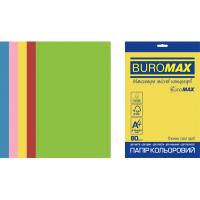 Папір Buromax А4, 80g, INTENSIVE, 5colors, 20sh, EUROMAX Фото