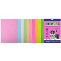 Бумага Buromax А4, 80g, PASTEL+NEON, 10colors, 50sh Фото