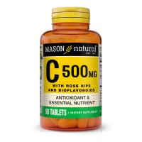 Витамин Mason Natural Витамин C 500 мг с Шиповником и Биофлавоноидами, V Фото