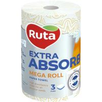 Паперові рушники Ruta Selecta Mega roll 3 шари 1 шт. Фото