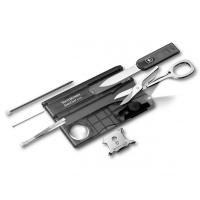 Нож Victorinox SwissCard Lite Transparent Black Blister Фото