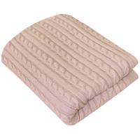 Плед Прованс Soft косы Пудра 90x130 см Фото