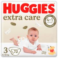 Підгузки Huggies Extra Care 3 (6-10 кг) 72шт Фото