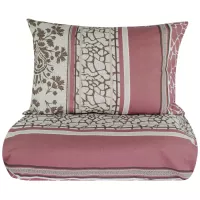 Постільна білизна Home Line Мармур бежевий бязь полуторний Фото