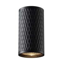 Светильник точечный Videx под лампу GU10 SPF02A накладная черная призма Фото