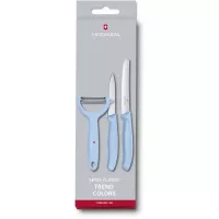 Набір ножів Victorinox SwissClassic Paring Set 3 шт Tomato and Kiwi Blue Фото