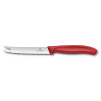 Кухонный нож Victorinox SwissClassic CheeseSausage 11 см Red Фото