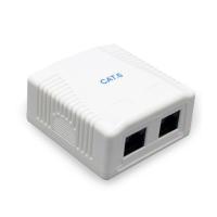 Комп'ютерна розетка Cablexpert RJ45x2 UTP, cat.6 Фото