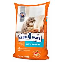 Сухий корм для кішок Club 4 Paws Преміум. З лососем 14 кг Фото