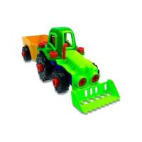 Конструктор EDU-Toys Трактор с инструментами Фото