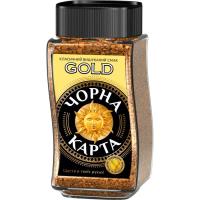 Кофе Чорна карта растворимая 190г "Gold" Фото