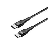 Дата кабель ColorWay USB-C to USB-C 1.0m 3.0A black Фото