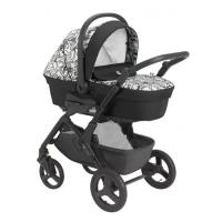 Коляска Cam 2 в 1 Dinamico Up Smart черно-белое граффити Фото