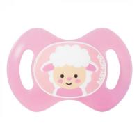 Пустышка Baby-Nova Sheep 0-2 мес., розовая Фото