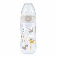 Пляшечка для годування Nuk First Choice Plus Сафарі 300 мл Бежева Фото