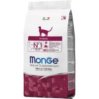 Сухой корм для кошек Monge Cat Indoor со вкусом курицы и риса 400 г Фото