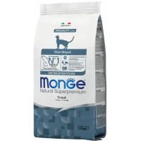 Сухой корм для кошек Monge Cat Monoprotein Sterilised з фореллю 1.5 кг Фото