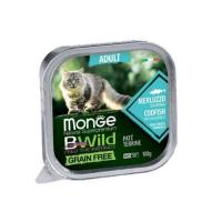 Паштет для кошек Monge BWild Grain Free Wet Cod Fish Adult Cat 100 г Фото