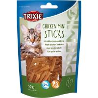 Лакомство для котов Trixie Premio Mini Sticks курица/рис 50 г Фото