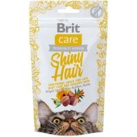 Лакомство для котов Brit Care Shiny Hair с лососем 50 г Фото