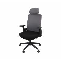 Офісне крісло Аклас Наос TILT Сірий (Сірий/Чорний) Фото
