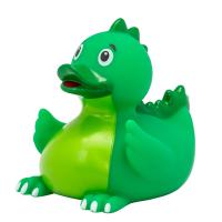 Іграшка для ванної Funny Ducks Качка Зелений динозавр Фото