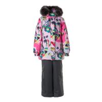 Комплект верхней одежды Huppa RENELY 2 41850230 світло-рожевий з принтом/сірий 8 Фото