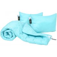 Одеяло MirSon Набор шерстяной №1679 Eco Light Blue Одеяло 140х20 Фото