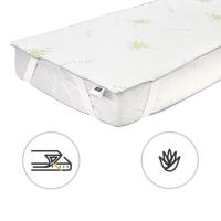 Наматрасник MirSon №1045 Alberto Тенсель (Modal) Aloe Vera 80х190 см Фото