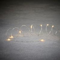 Гірлянда Luca Lighting Струна срібна 13 м теплий білий Фото