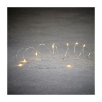 Гирлянда Luca Lighting Струна серебряная 13 м теплый белый Фото