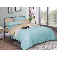 Постельное белье MirSon SatinStripe 30-0013+ 30-0004 Rovena 143х210 Семейн Фото