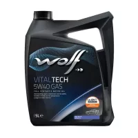 Моторна олива Wolf VITALTECH 5W40 GAS 5л Фото