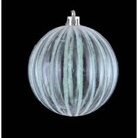 Елочная игрушка YES! Fun Снежный барс прозрачный 8 см Фото