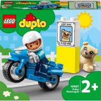 Конструктор LEGO DUPLO Town Полицейский мотоцикл 5 деталей Фото