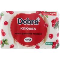 Тверде мило Dobra Журавлина 4 x 70 г Фото
