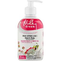 Лосьйон для тіла Milky Dream Молочний 2 в 1 Пітахая і білий чай 250 мл Фото