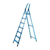 Драбина Work's стрем'янка металева - 407 (7 сх., синя) Фото