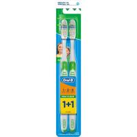 Зубная щетка Oral-B 1+1 Maxi Clean 1-2-3 3-эффекты средней жесткости 2 Фото