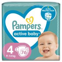 Подгузники Pampers Active Baby Maxi Розмір 4 (9-14 кг) 76 шт Фото