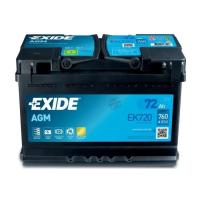 Акумулятор автомобільний EXIDE START-STOP AGM 72Ah 760EN Фото