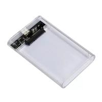 Кишеня зовнішня AgeStar 2.5", USB 3.2, 12.5mm /15mm HDD/SSD Transparent Фото