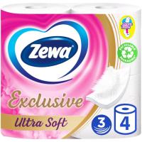 Туалетная бумага Zewa Exclusive Ultra Soft 4 шари 4 рулони Фото