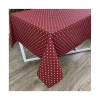 Скатерть Прованс Горох бордо180х136 Фото