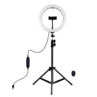 Набір блогера Puluz Ring USB LED lamp PKT3069B 10.2" + tripod 1.1 м Фото
