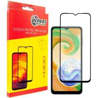 Стекло защитное Dengos Full Glue Samsung Galaxy A04 black frame Фото