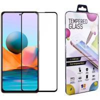 Стекло защитное Drobak Xiaomi Redmi Note 10 Pro Black Frame A+ Фото
